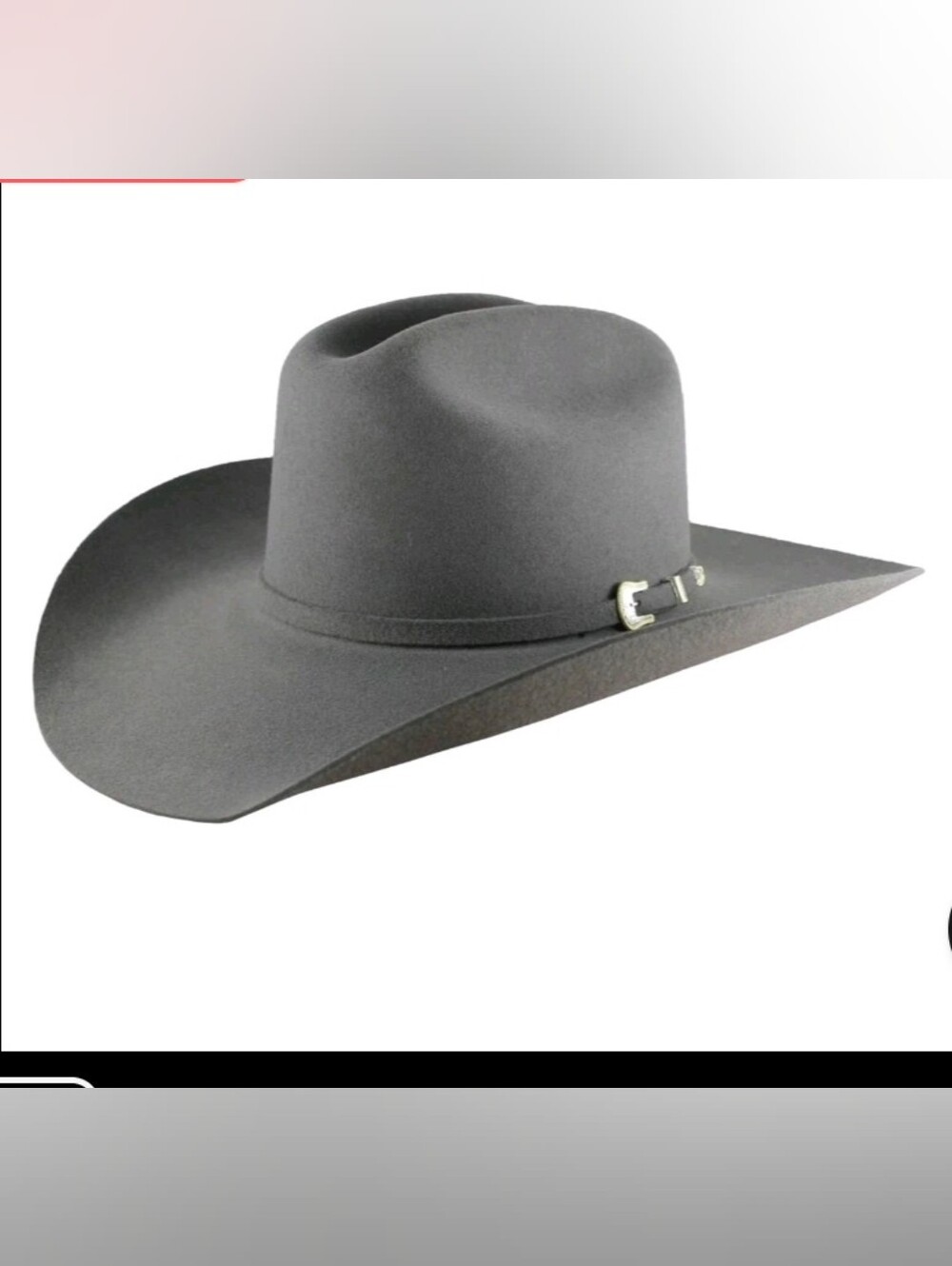 Stetson 3x Oak Ridge Wool Cowboy Hat Granite 6 7/8